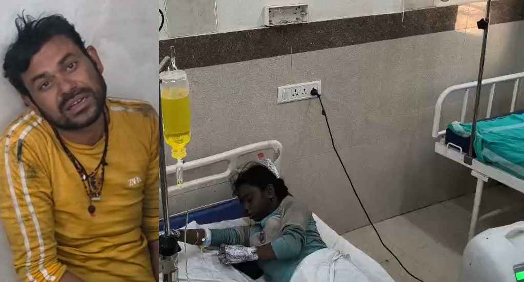 शराबी पति की करतूत, पत्नी और साली पर पेट्रोल छिड़क लगाई आग, दोनों की हालत गंभीर, आरोपी गिरफ्तार