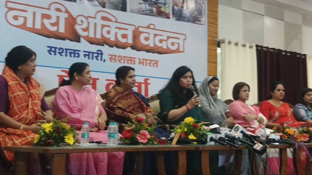 नारी शक्ति वंदन अधिनियम पारित होने के साथ 33 प्रतिशत आरक्षण के साथ हम नए युग में करेंगे प्रवेश – सरोज पांडेय